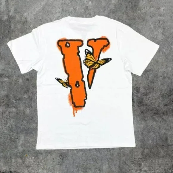 VLONE x Juice Wrld Butterfly White T-shirt